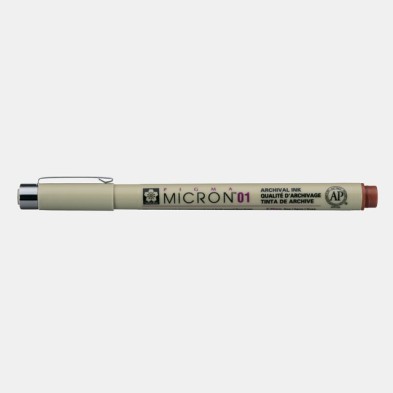 Fine art shop - Marker Pigma Micron Sakura 01, 0.25 mm. Brown N. 12 | totenart.com