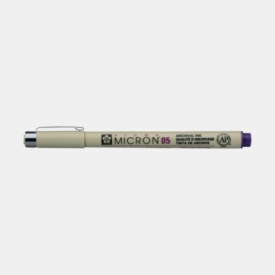 Fine art shop - Marker Pigma Micron Sakura 05, 0.45 mm. Violet  N. 24 | totenart.com
