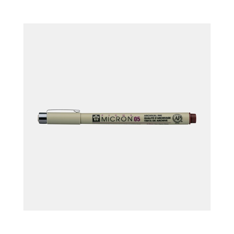 Fine art shop - Marker Pigma Micron Sakura 05, 0.45 mm. Burgundy N. 22 | totenart.com