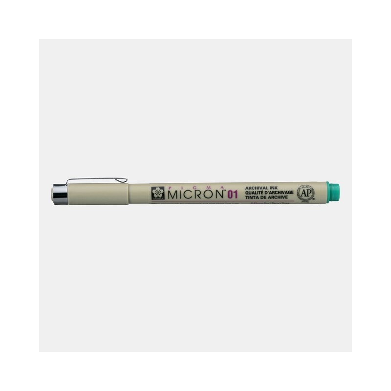 Fine art shop - Marker Pigma Micron Sakura 01, 0.25 mm. Green N. 29 | totenart.com
