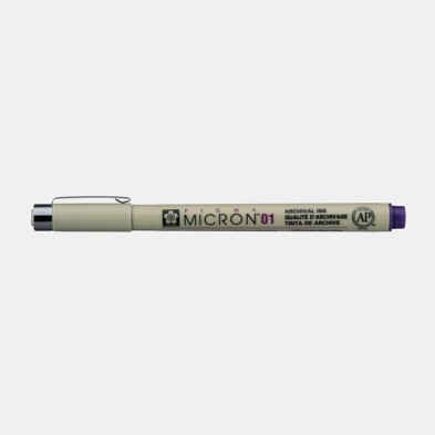 Fine art shop - Marker Pigma Micron Sakura 01, 0.25 mm. Violet N. 24 | totenart.com