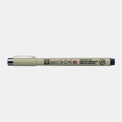 Fine art shop - Marker Pigma Micron Sakura 05, 0.45 mm. Black Blue N. 243 | totenart.com
