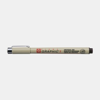 Fine art shop - Marker Pigma Graphic Sakura 1, 1.0mm. Sepia N. 117 | totenart.com