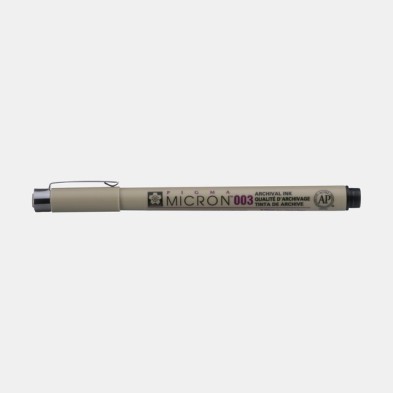 Fine art shop - Marker Pigma Micron Sakura 003, 0.15 mm. Black N. 49 | totenart.com