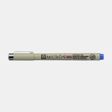 Fine art shop - Marker Pigma Micron Sakura 005, 0.20 mm. Blue N. 36 | totenart.com