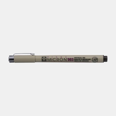 Fine art shop - Marker Pigma Micron Sakura 003, 0.15 mm. Sepia N. 117 | totenart.com