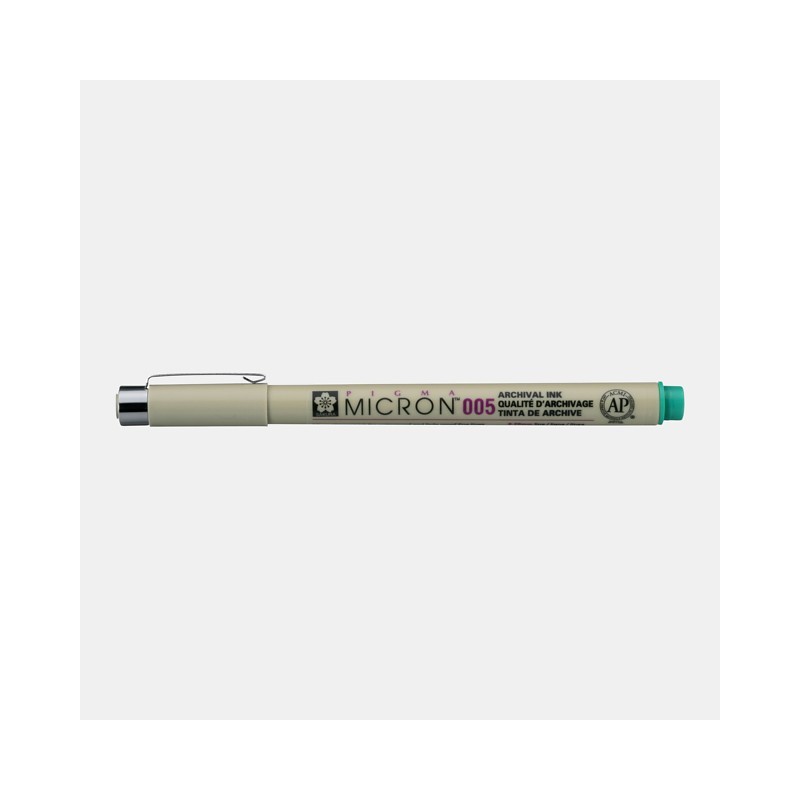 Fine art shop - Marker Pigma Micron Sakura 005, 0.20 mm. Green N. 29 | totenart.com