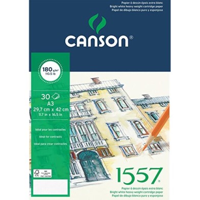  Fine art shop - 1557 Canson (Spiral binder Pad), 30h., 180 gr., 29.7x42 cm. | totenart.com