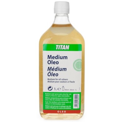 Fine art shop - Medium oil colors Titan, 1000 ml. | totenart.com