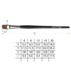 Fine art shop - Da Vinci synthetic brush Vario-Tip m/c S. 1381 (n. 12) | totenart.com