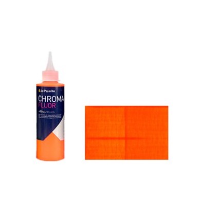 Fine art shop - Acrylic La Pajarita Orange Chroma Fluor (200 ml.)  | totenart.com