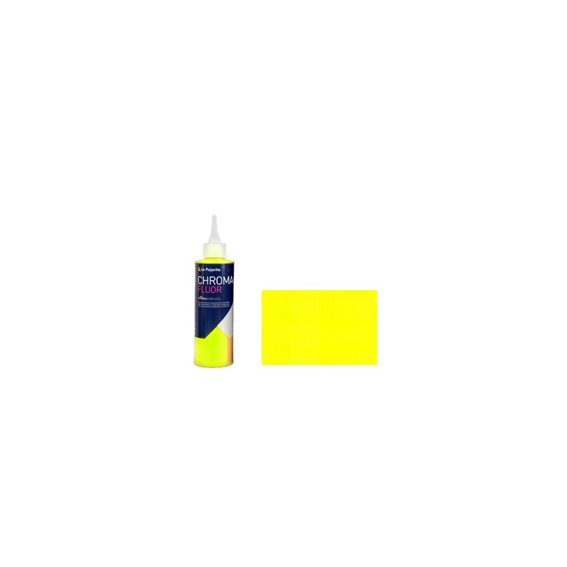 Fine art shop - Acrylic La Pajarita Yellow Chroma Fluor (200 ml.)  | totenart.com