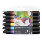 \nFine art shop - Set 12 watercolor Promarkers Winsor & Newton, basic tones | totenart.com