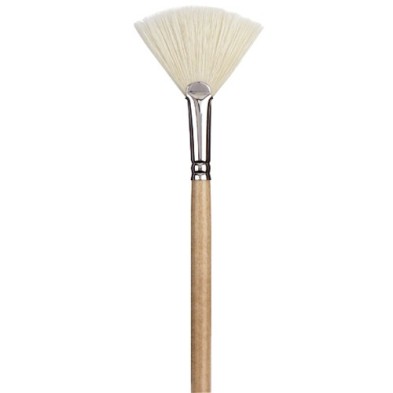 Fine art shop - Bristle Fan Brush, Long handle, N. 6 Rembrandt | totenart.com \n