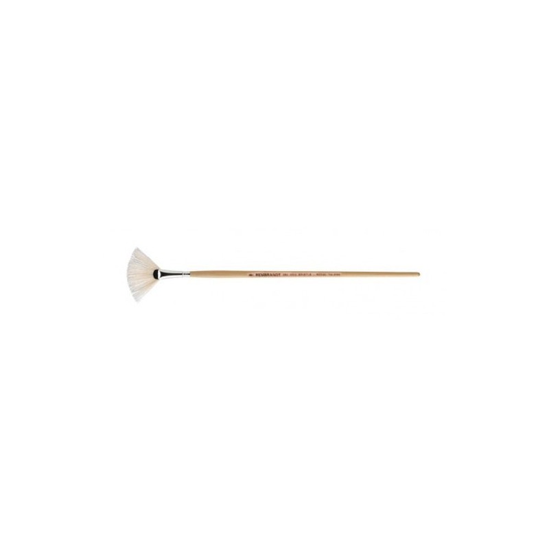 Fine art shop - Bristle Fan Brush, Long handle, N. 2 Rembrandt | totenart.com \n