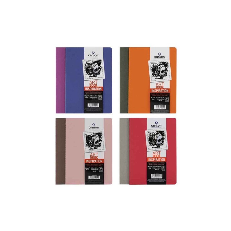  Fine art shop - Art Book  Inspiration Canson, 14.8x21 cm, 96 gr,30 s., (Set 2 pads) | totenart.com