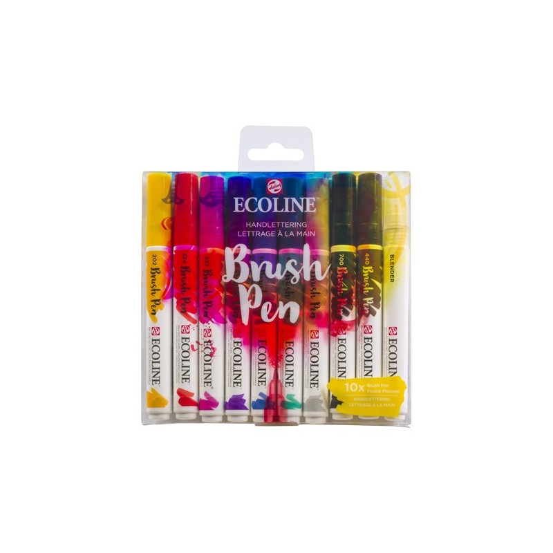 Fine art shop - Set Ecoline Brush Pen 10 ud HANDLETTERING | totenart.com