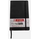  Fine art shop - ArtCreation NoteBook Black Sheets, 13x21, elastic band, 80 s, 140 gr. | totenart.com