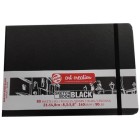  Fine art shop - ArtCreation NoteBook Black Sheets, 21x14,8, elastic band, 80 s, 140 gr. | totenart.com