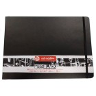  Fine art shop - ArtCreation NoteBook Black Sheets, 29,7x21, elastic band, 80 s, 140 gr. | totenart.com