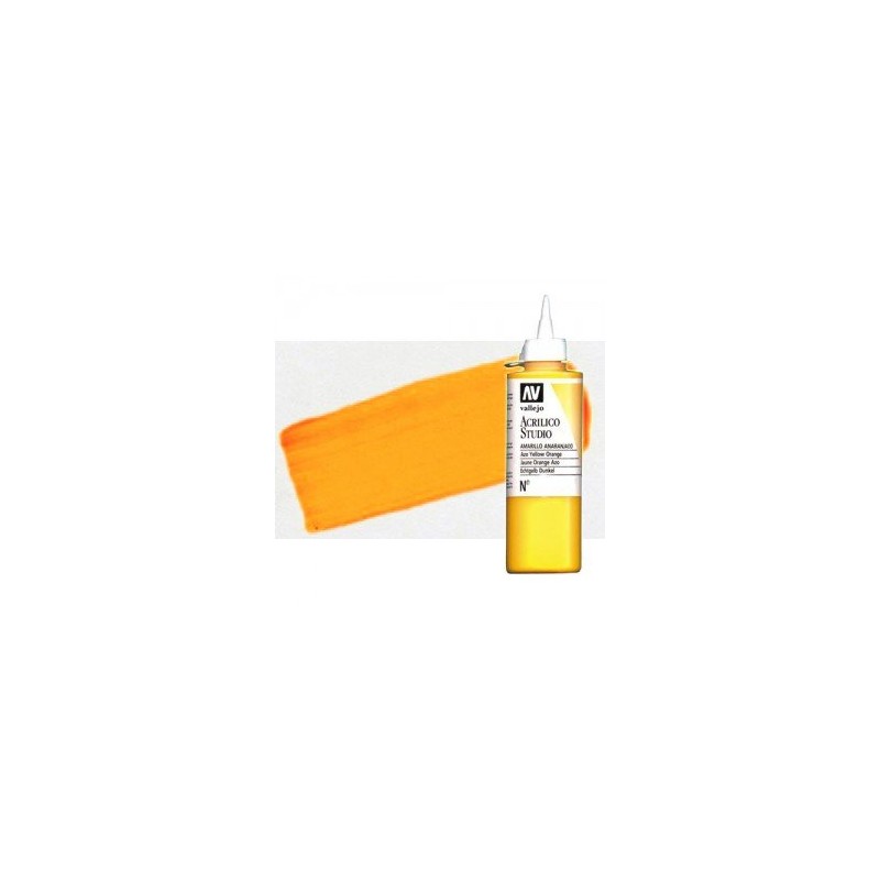 Fine art shop - Acrylic Vallejo, Fluorescent Gold Yellow, 200 ml. | totenart.com