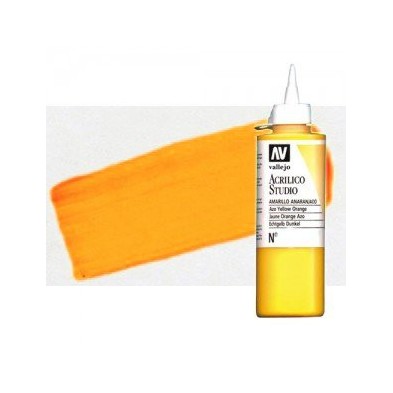 Fine art shop - Acrylic Vallejo, Fluorescent Gold Yellow, 200 ml. | totenart.com