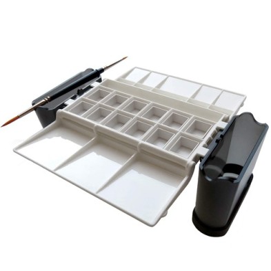 Materiais Belas Artes - Portable Refillable Watercolor Box | totenart.com