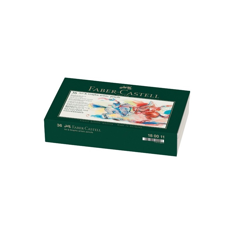  Fine art shop - Empty metal case for 36 pencils Faber Castell | totenart.com