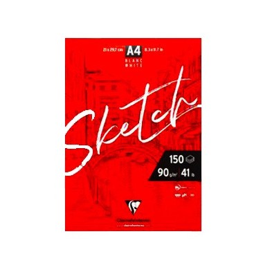  Fine art shop - Sketch Pad A4, 90 gr. 150 h. Clairefontaine | totenart.com