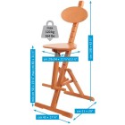 Fine art shop - Adjustable Stool M44 Mabef | totenart.com