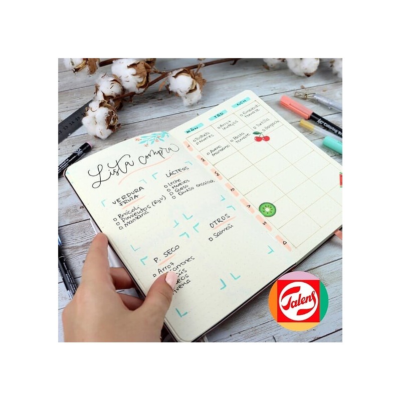 Fine art shop - Journal Set Pastel Green, Bullet Journal | totenart.com