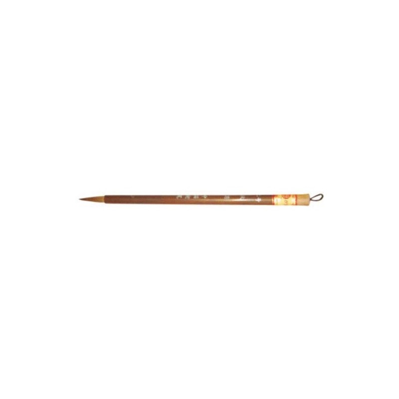 Fine art shop - Oriental brush, white hair Goat/Nylon/Poney, 30 mm | totenart.com