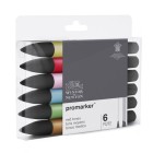 \nFine art shop - Promarker markers Set 6 mid tones | totenart.com