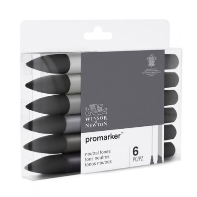 \nFine art shop - Promarker markers Set 6 neutral tones | totenart.com