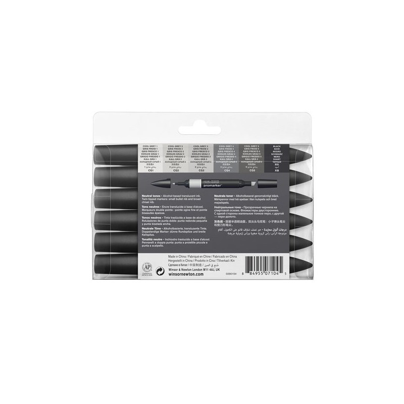 \nFine art shop - Promarker markers Set 6 neutral tones | totenart.com