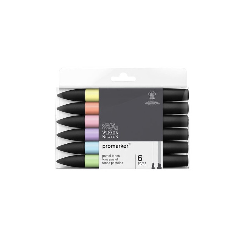 \nFine art shop - Promarker markers Set 6 pastel tones | totenart.com
