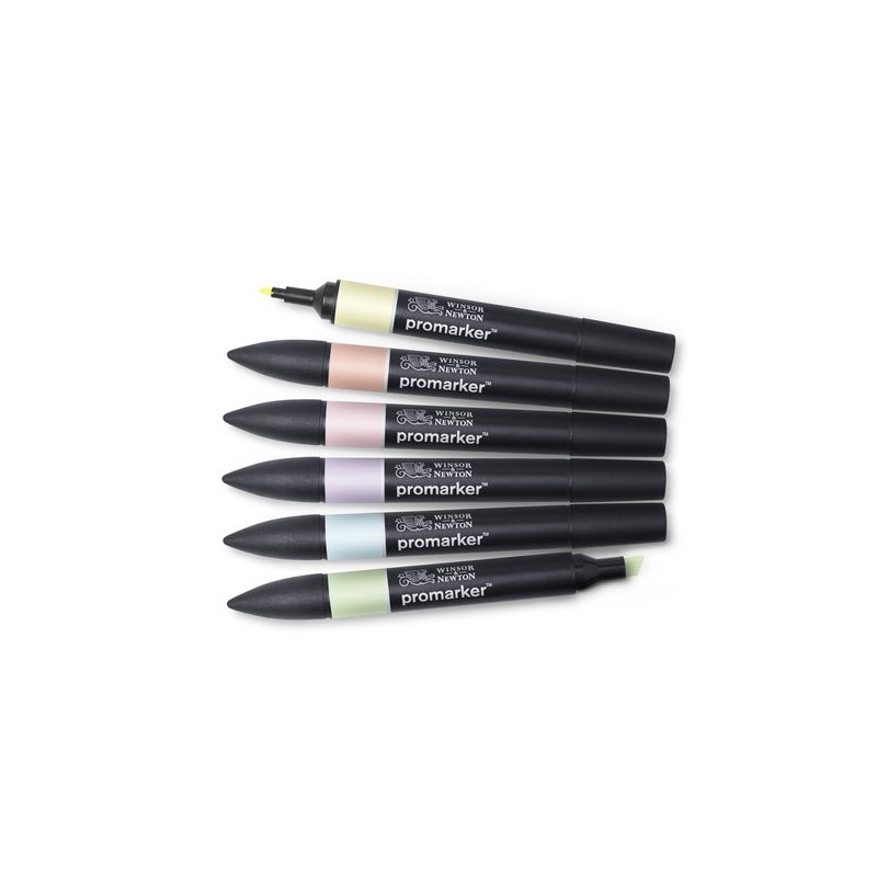 \nFine art shop - Promarker markers Set 6 pastel tones | totenart.com