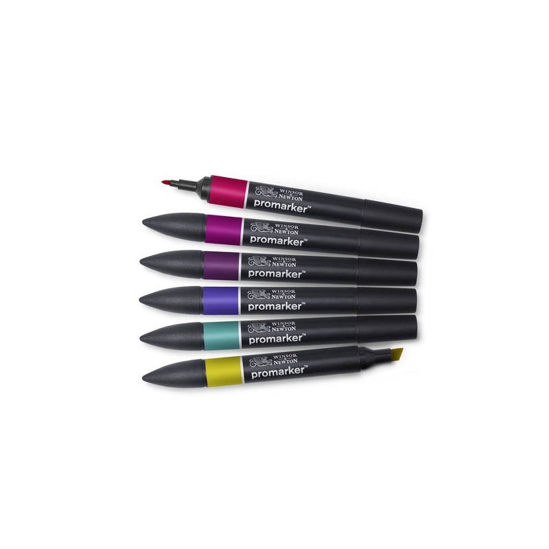 \nFine art shop - Promarker markers Set 6 rich tones | totenart.com