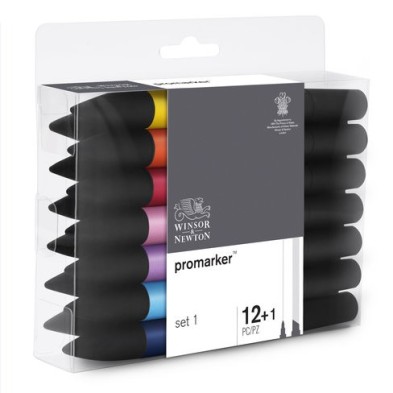 \nFine art shop - Promarker markers 12 + 1, Set 1 | totenart.com