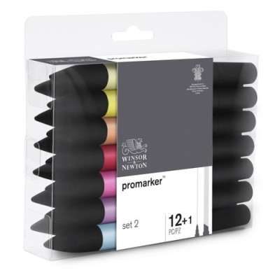 \nFine art shop - Promarker markers 12 + 1, Set 2 | totenart.com
