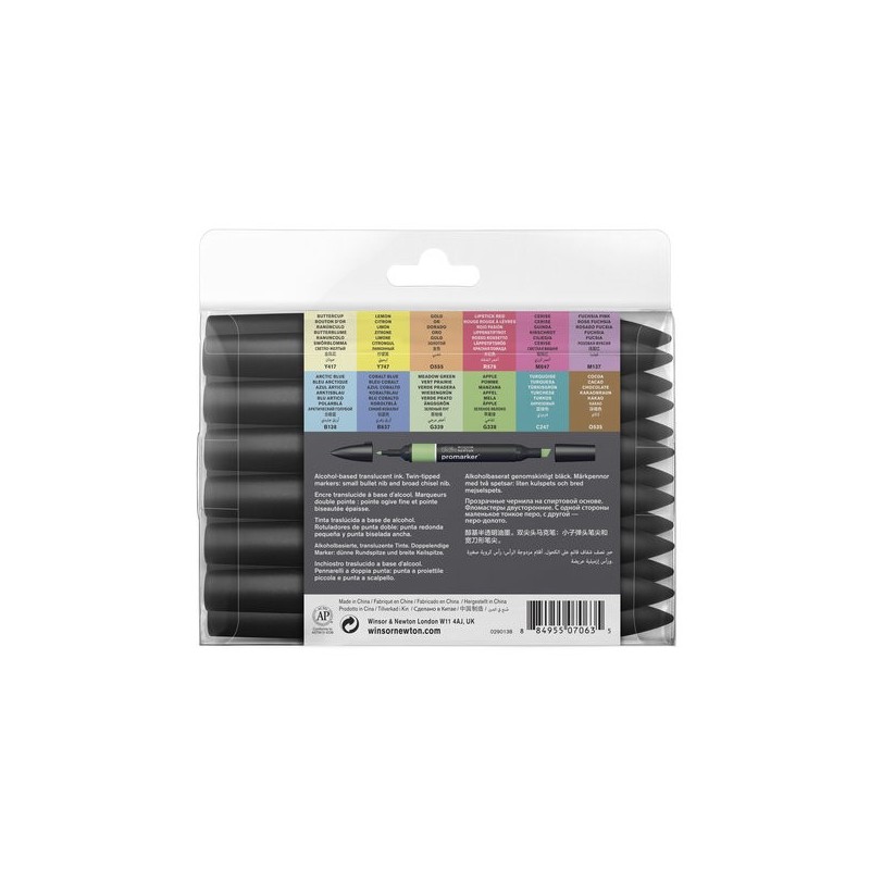 \nFine art shop - Promarker markers 12 + 1, Set 2 | totenart.com