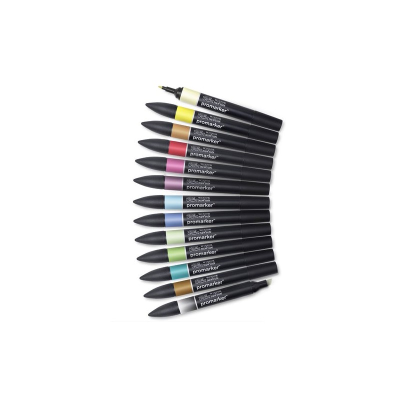 \nFine art shop - Promarker markers 12 + 1, Set 2 | totenart.com