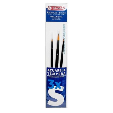Fine art shop - \n3 Watercolor-Temperas Brushes Set S, Art Creation | totenart.com