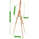 Fine art shop - Foldable Wood Easel M 28 Mabef | totenart.com