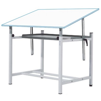 Fine art shop - Adjustable professional drawing table with crank and tray, 80x120 cm. | totenart.com \n