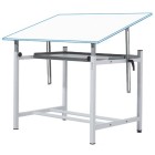 Fine art shop - Adjustable professional drawing table with crank and tray, 100x170 cm. | totenart.com \n