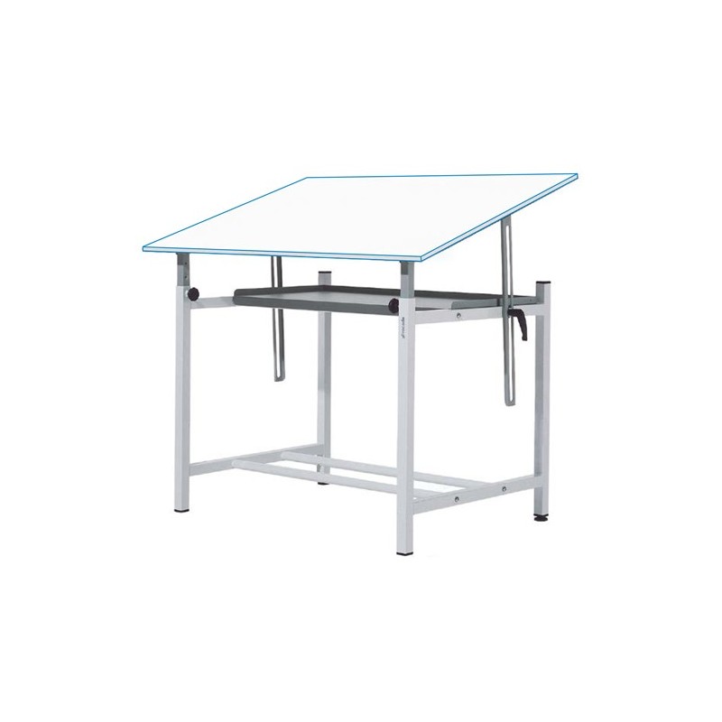 Fine art shop - Adjustable professional drawing table with crank and tray, 90x130 cm. | totenart.com \n