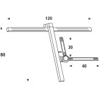 Fine art shop - Aluminum technographer, 80x120 cm. | totenart.com \n