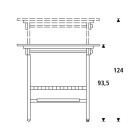 Fine art shop - Adjustable semi-professional drawing table with springs and tray, 75x100 cm. | totenart.com \n