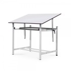 Fine art shop - Adjustable professional drawing table with crank and tray, 80x120 cm. | totenart.com \n